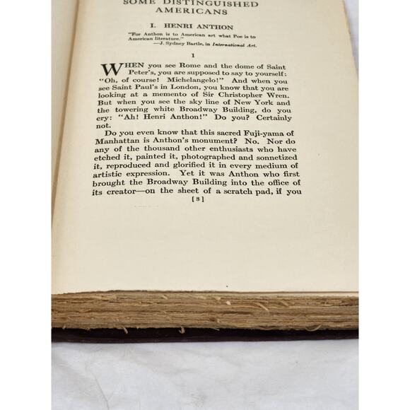 Some Distinguished Americans By Harvey O'Higgins Antiquarian First Edition 1922 - Picture 7 of 14